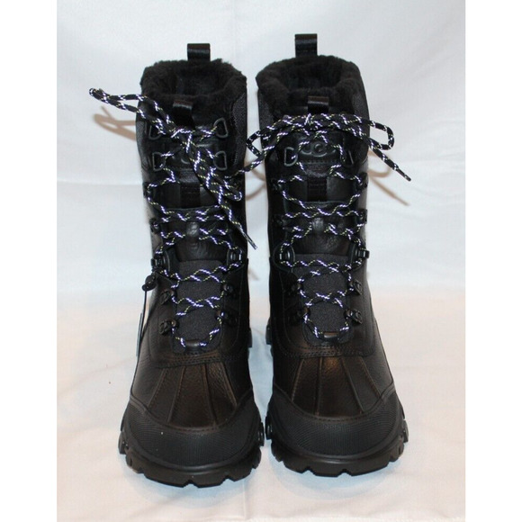 UGG Women's Adirondack Waterproof Meridian Hiker‎ Boots Black NEW $400 - Picture 8 of 8